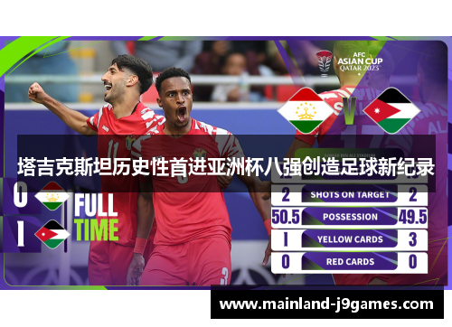 塔吉克斯坦历史性首进亚洲杯八强创造足球新纪录 塔吉克斯坦历史性首进亚洲杯八强创造足球新纪录