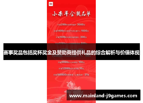赛事奖品包括奖杯奖金及赞助商提供礼品的综合解析与价值体现